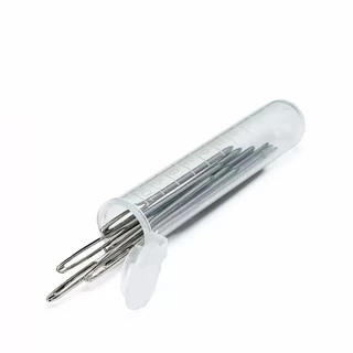 ขวดเก็บเข็มเย็บผ้า หลอดทดลอง พลาสติกอเนกประสงค์ DIY พร้อมฝาปิด