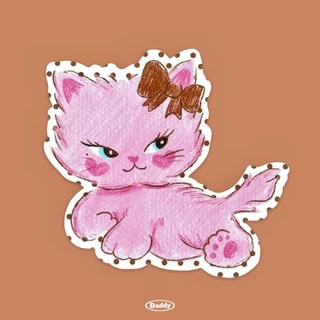 DADDY | Purrkats Postcard โปสการ์ดลายน้องแมว สุดน่ารัก