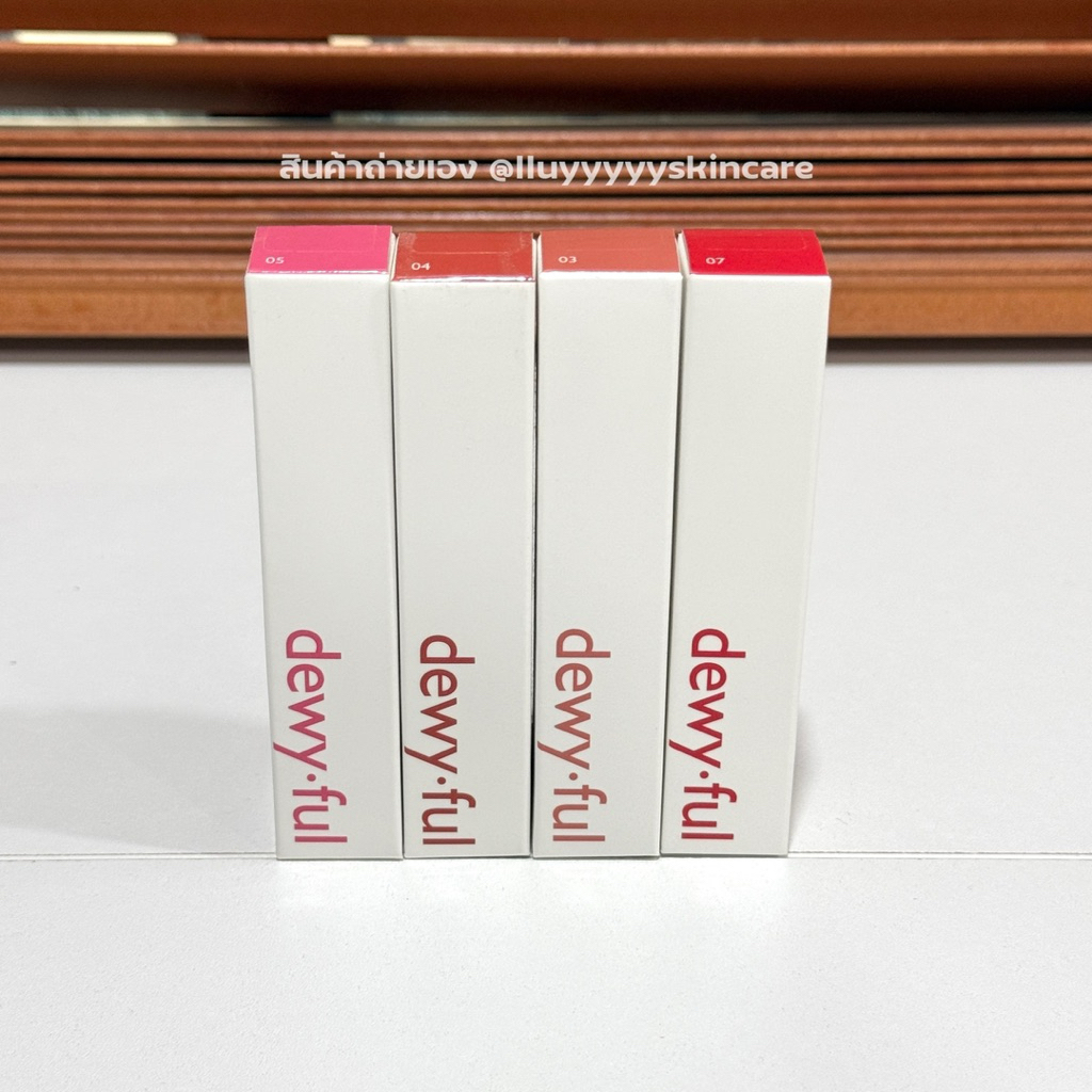 (กดในไลฟ์ลด40%) ROM&ND Dewy Ful Water Tint 5g โรแมนด์ ลิปทินท์เนื้อดิวอี้.
