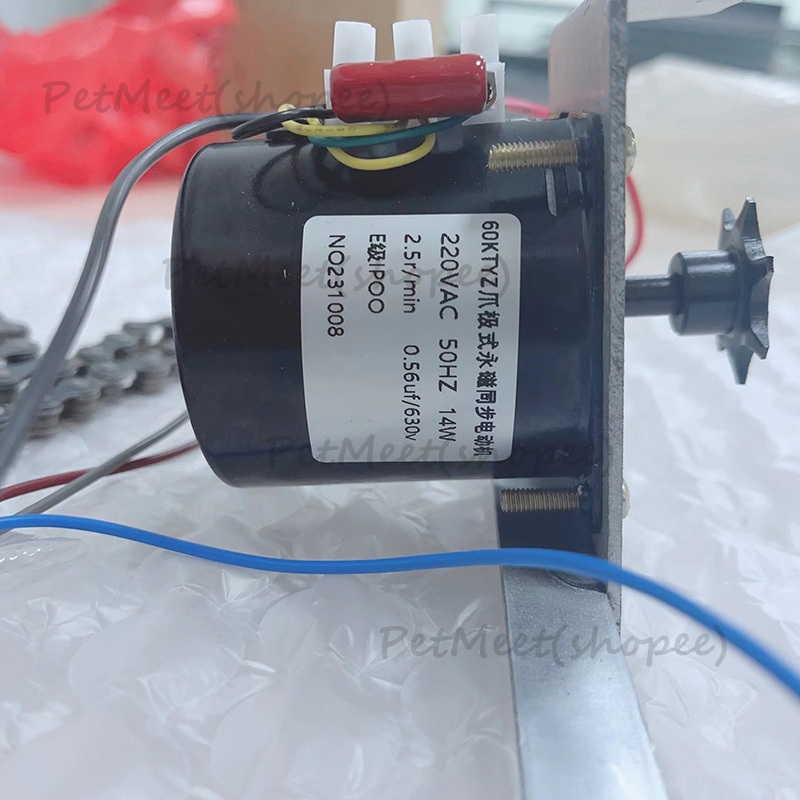ถูก🎉มอเตอร์60ktyz มอเตอร์แม่เหล็กถาวร 2.5/5/10/15รอบ มอเตอร์ไฟฟ้า 220v มอเตอร์เกียร์ มอเตอร์รอบต่ำ มอเตอร์ซิงโคร - รูปที่ 2