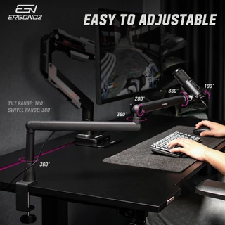 ERGONOZ แขนจับไมค์ ไม่รวมตัวไมค์ Octavia Series Microphone Boom Arm ขาตั้งไมค์ Monitor Arm (EGN-OCT02)
