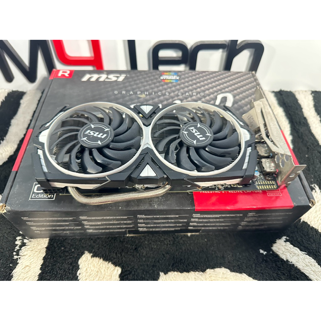 Rx570 8Gb MSI ARMOR การ์ดจอมือสองคัดมาสวยๆราคาถูก