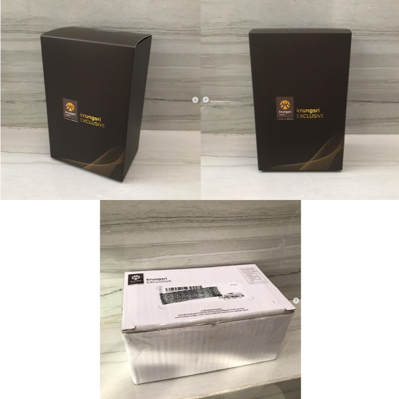 เซต กล่อง และกล่องนอก แบรนด์ ธนาคาร กรุงศรีอยุธยา Krungsri EXCLUSIVE ปี 2025 สวยมาก