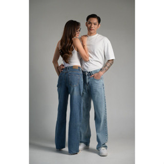 WANWI JEANS รหัส W26 กางเกงยีนส์ทรงกระบอกใหญ่BAGGY