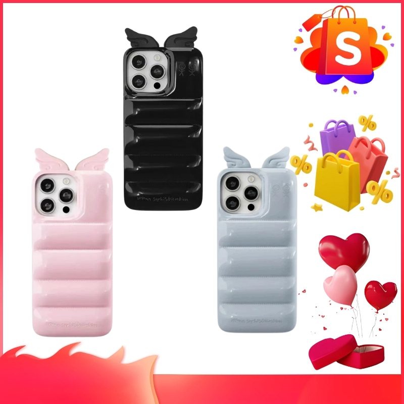 Urban Sophistication The Puffer Case Cloe เคสมือถือ ฝาครอบมือถือ （ของแท้ 100%）
