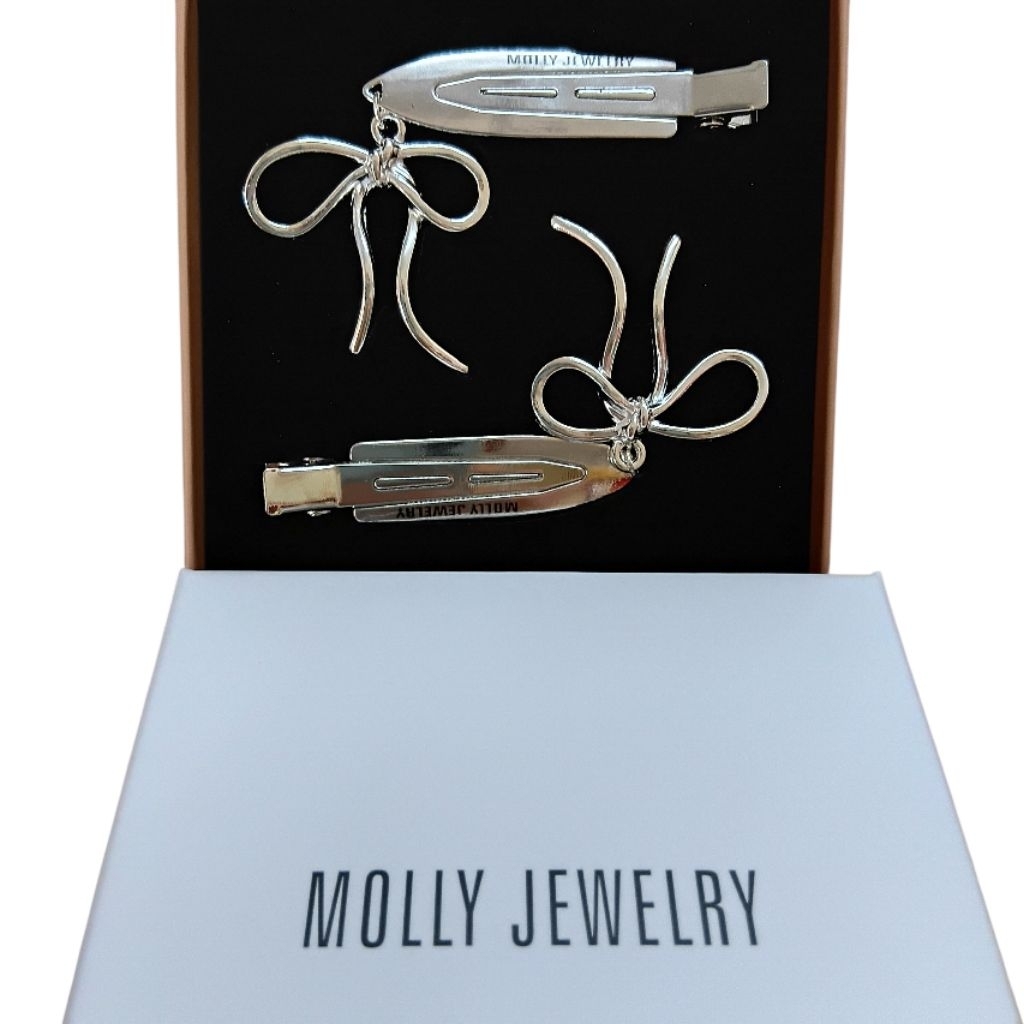 Molly Jewelry กิ๊ฟติดผม,สร้อยคอ,ข้อมือ ของแท้100%1คู่ สวยหรูดูแพงสุดๆooo
