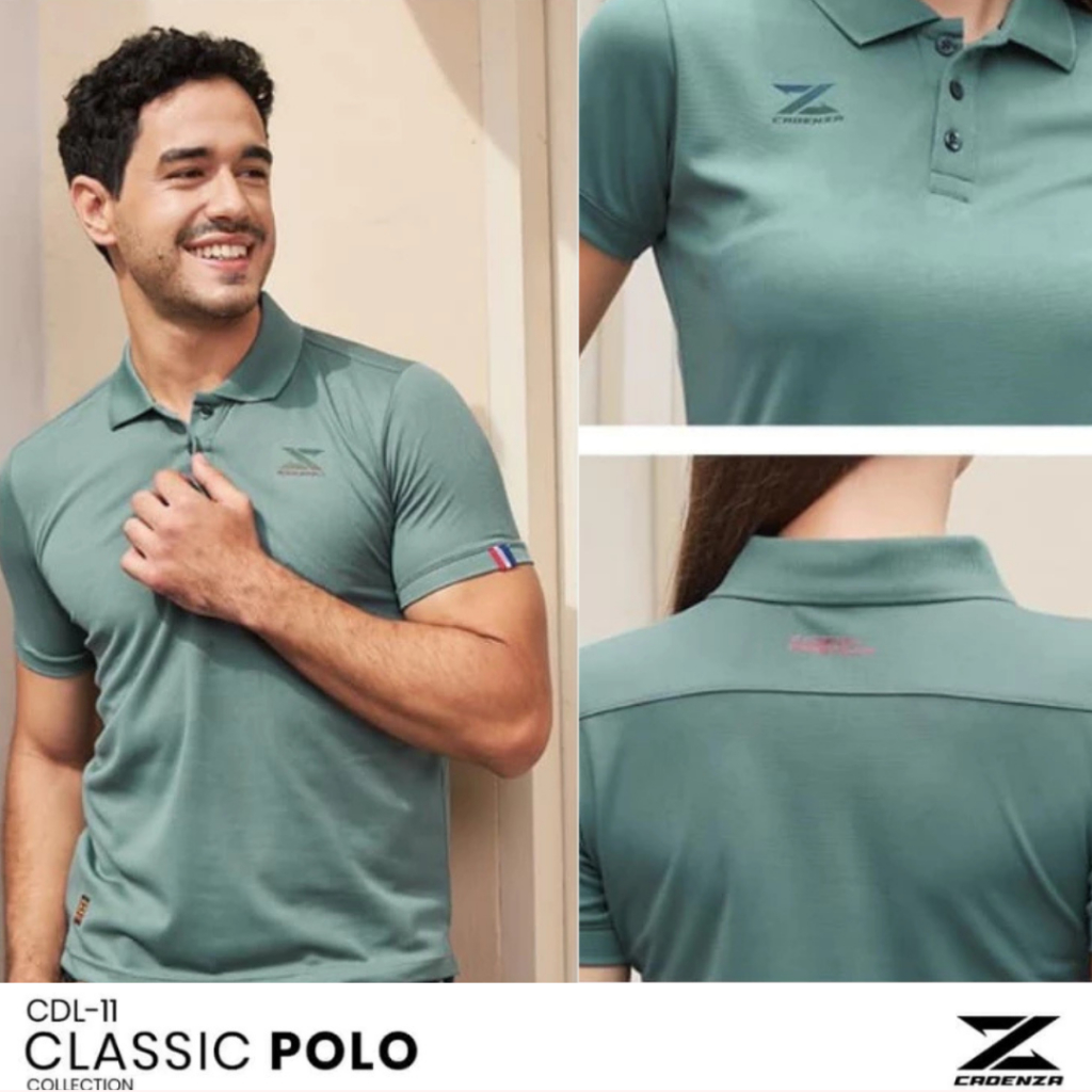 เสื้อโปโล ชาย-หญิง Cadenza CDL-11 มีให้เลือก 16 สี-SET-1