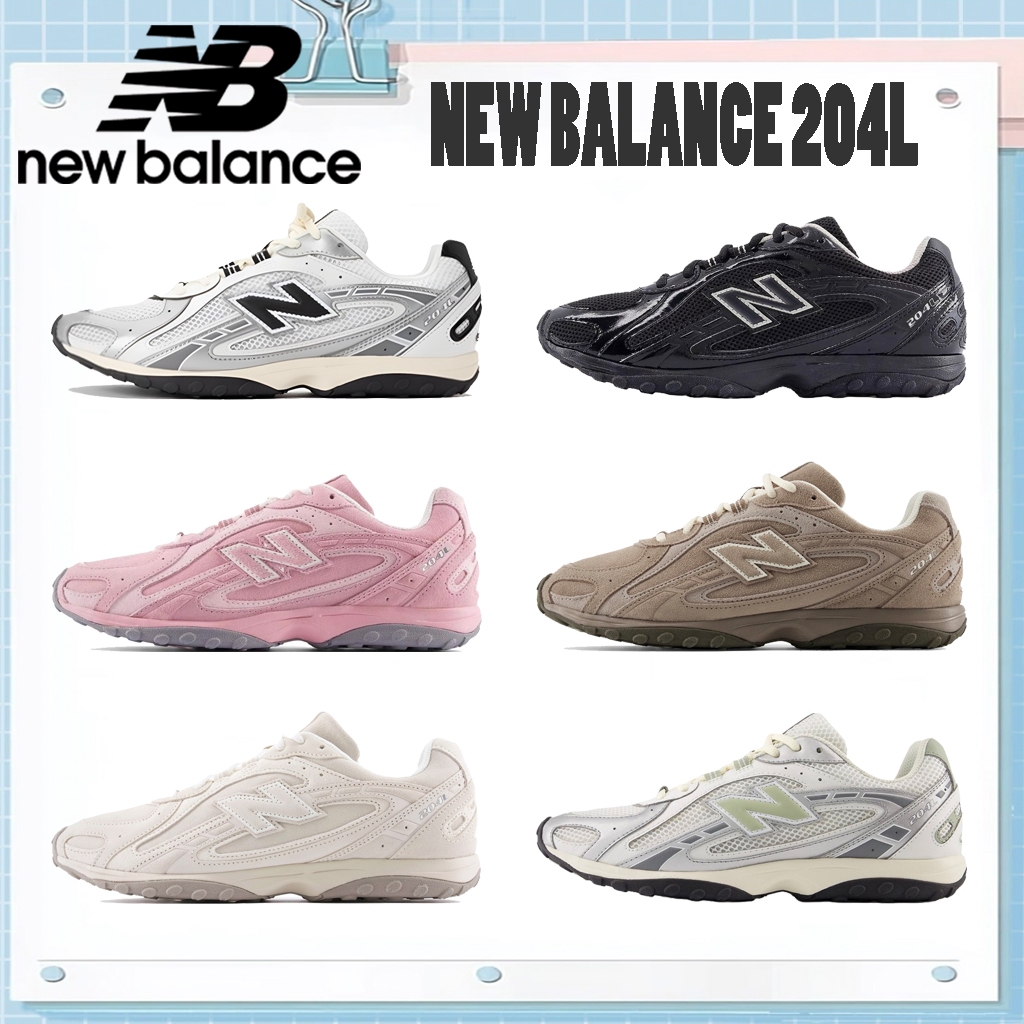 ของแท้ 100 %New Balance 204L U204LSWD/U204LMRA/U204LMMD/U204LMMA/U204LMMC/U204LSWBรองเท้าลำลอง