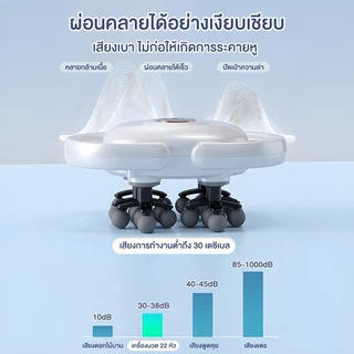 ปืนพังผืดไฟฟ้าหลายหัว 22 หัว เครื่องนวดมือถือ ที่นวดไฟฟ้า บรรเทาอาการปวดเมื่อยได้ นวดกล้ามเนื้อ