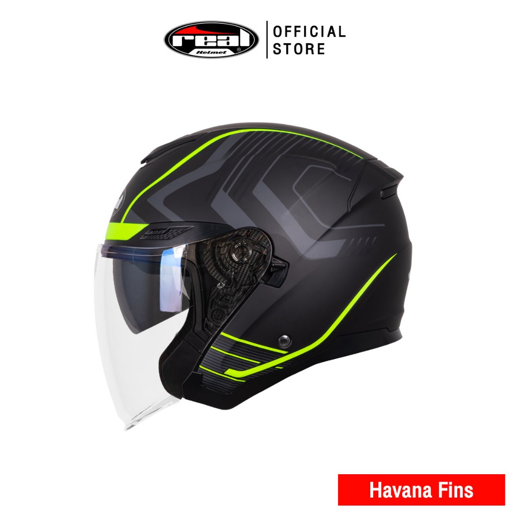 Real Helmets หมวกกันน็อคครึ่งใบ Havana Connex