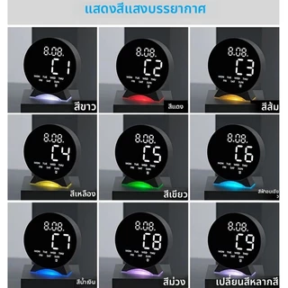 ✔[พร้อมส่ง]นาฬิกาปลุกดิจิทัล,นาฬิกาตั้งโต๊ะปรับความสว่างได้โดยอัตโนมัติมีไฟ Led นาฬิกาปลุกสำหรับใช้ในห้องนอนสำนักงาน