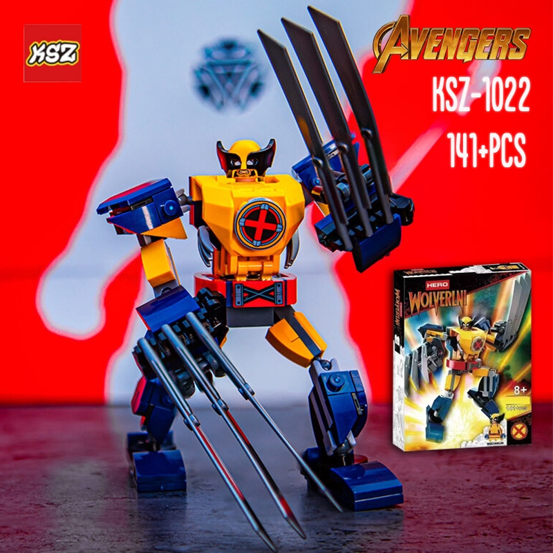KSZ Avengers ชุดตัวต่อ Rego Iron Man / Captain America / Spider-Man (Blocks) ชุดซูเปอร์ฮีโร่
