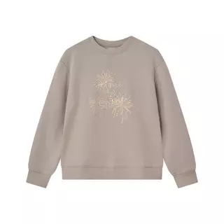 GIORDANO เสื้อสเวตเตอร์ผู้หญิง Women's Boyfriend Sweatshirt 05395606
