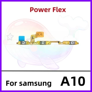 สําหรับ Samsung Galaxy A10 A105 ปุ่มด้านข้างปรับระดับเสียงปุ่ม Flex Cable Keys ปุ่มปิดระดับเสียงขึ้นลงด้านข้าง อะไหล่ทดแ