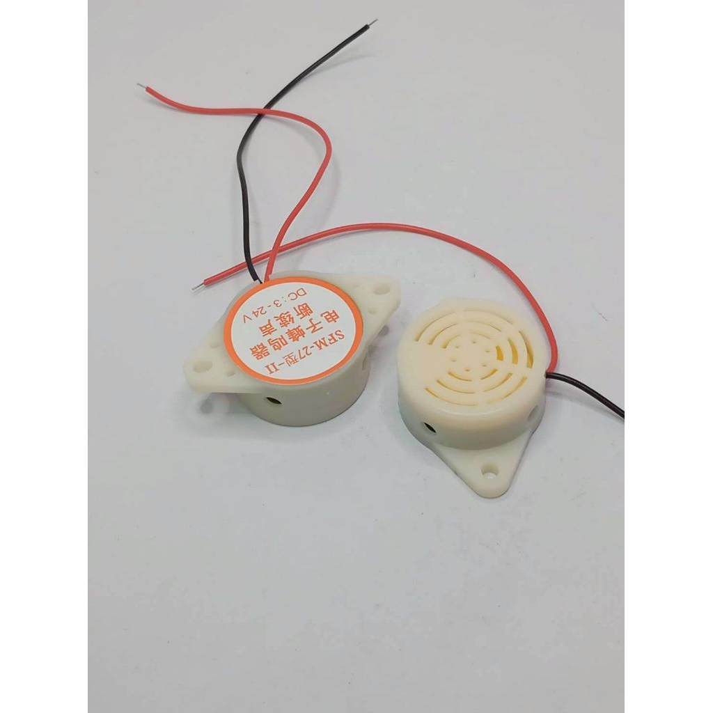 สั่งเลย  Active Buzzer 3-24V. ลำโพง Buzzer แบบ Active ให้เสียงดัปี๊ป ปี๊ป เมื่อจ่ายไฟ รับไฟได้ช่วงกว