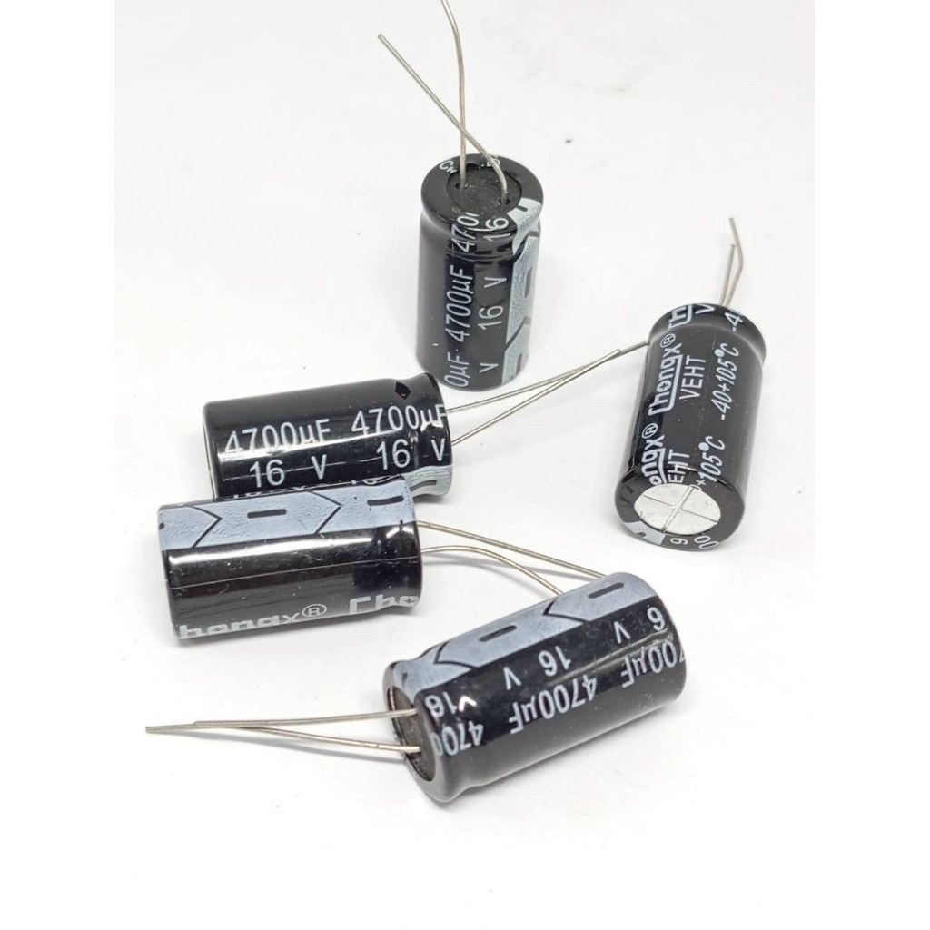 ร้านในกทม 4700UF 16V คาปาซิเตอร์ ตัวเก็บประจุ Capacitor 4700ไมโคร C4700UF 16V