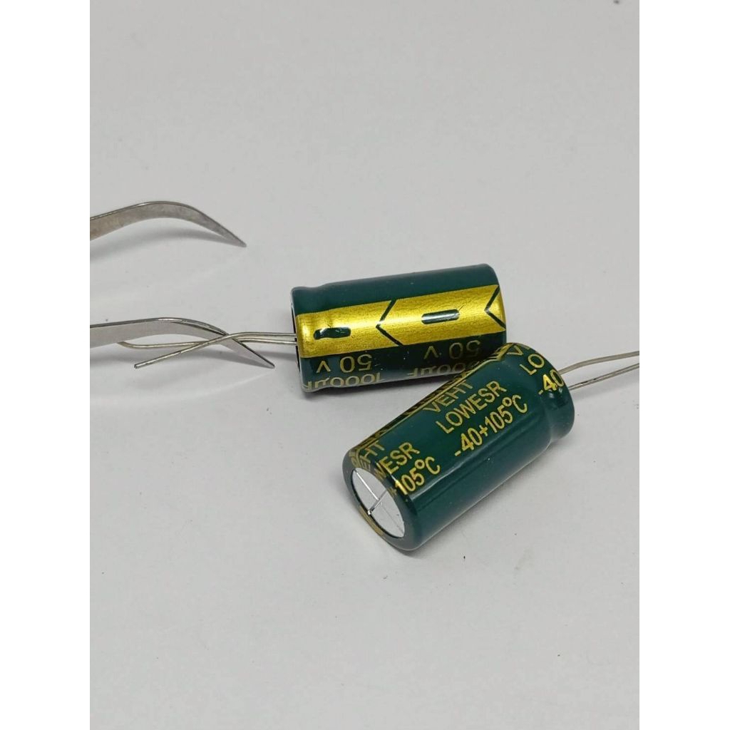 คาปาซิเตอร์ 2200uF หลากหลายความจุ 16V คาปาซิเตอร์2200uf16v