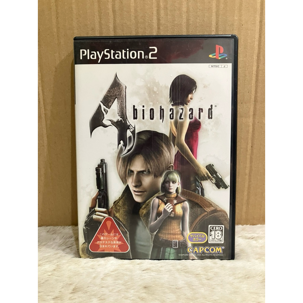 แผ่นแท้ [PS2] Biohazard 4 (Japan) Resident Evil 4 Bio Hazard สภาพสวย