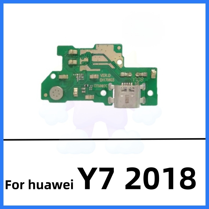 แพรชาร์จ HW Y7pro/Y7 2018 ก้นชาร์จ สำหรับ Huawei Y7pro/Y7 2018 แพรตูดชาร์จ + ไมค์ + สมอ