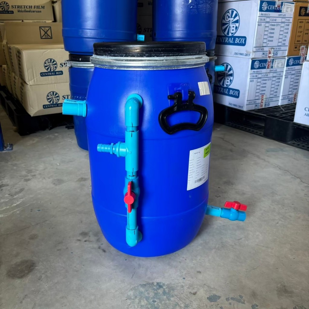 ถังกรองน้ำปลา ขนาด 30 ลิตร ถังเปล่า ติดตั้งเองได้ง่าย - รูปที่ 4