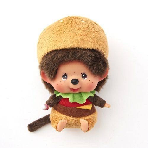 ของแท้ 100% M’s Burger Monchhichi burger Boy - พวงกุญแจมอนชิชิมิสเตอร์แฮมเบอร์เกอร์ 🍔✨ - รูปที่ 2