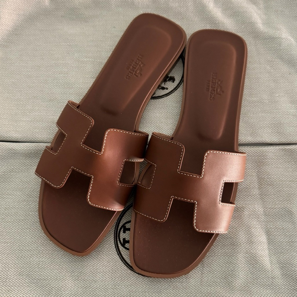 Hermes Oran Sandals  Size 38