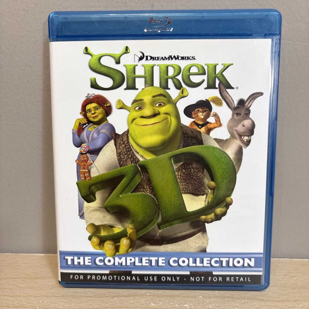 Shrek 3D The Complete Collection ภาค 1-4 [Blu-ray มือ 2] หนัง ภาพยนต์ แผ่นแท้ มือ 2 คุณภาพดี แผ่นบลู