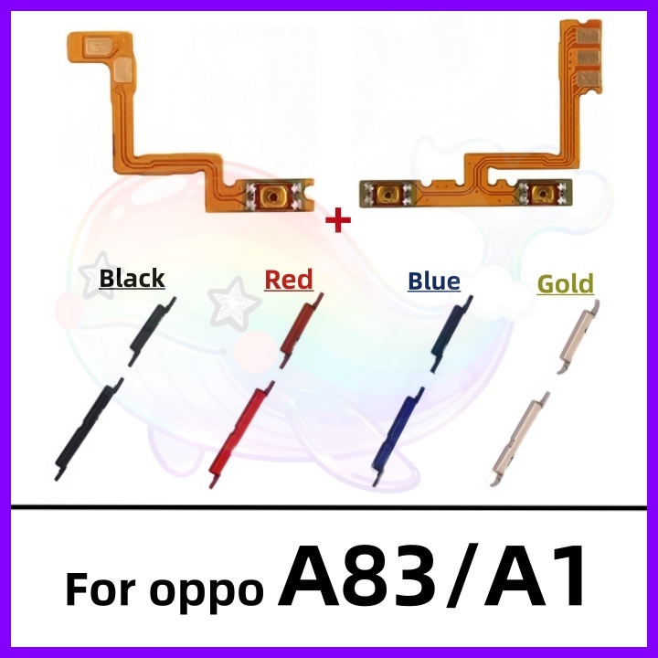 อะไหล่ปุ่มกดเปิดปิด ปิด เสียงเงียบ แบบเปลี่ยน สําหรับ OPPO A1 A83 ราคา ถูกที่สุด ดีลบีเคเค รูปภาพหลัก