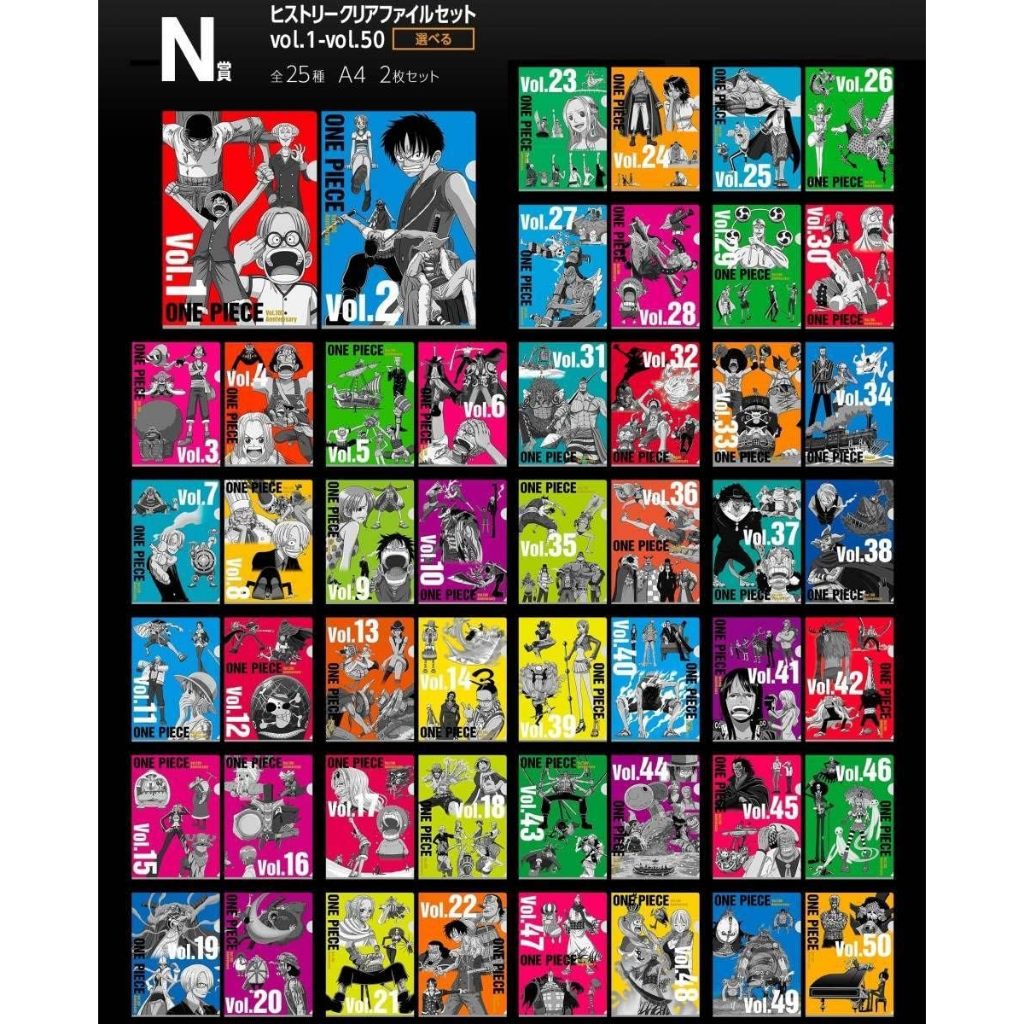 One Piece Vol.100 Anniversary Clear file[965]แฟ้มA4 งานแท้ ของใหม่ในซีน