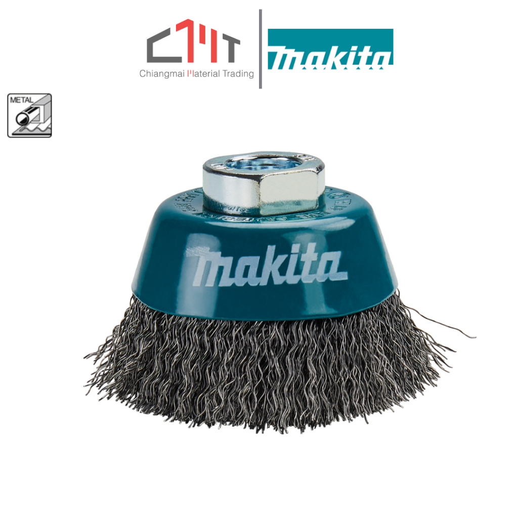 MAKITA แปรงลวด แบบถ้วย(ใช้กับหินเจียร์ 4") ขนาด 60 mm. No.D-24066