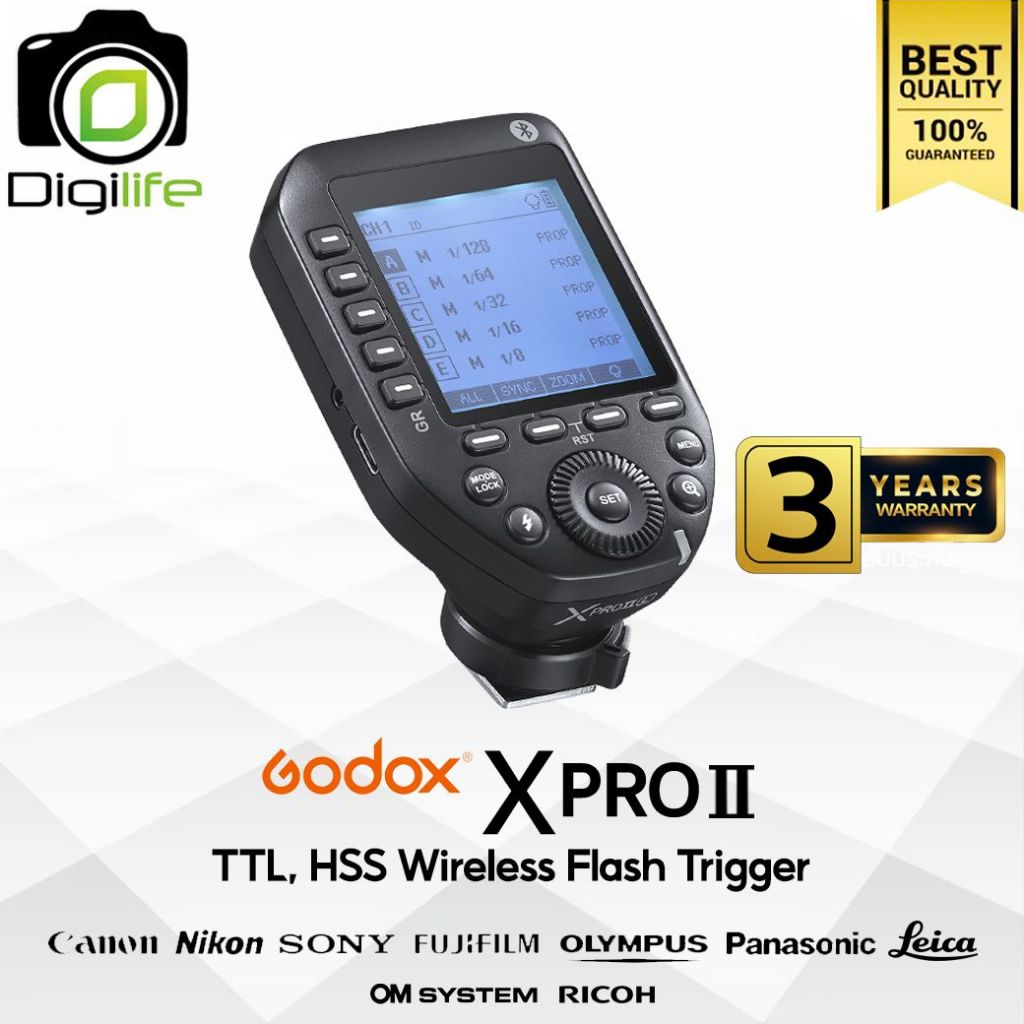 Godox Trigger XProII , TTL Wireless Flash Trigger 2.4GHz - รับประกันศูนย์ Godox Thailand 3ปี