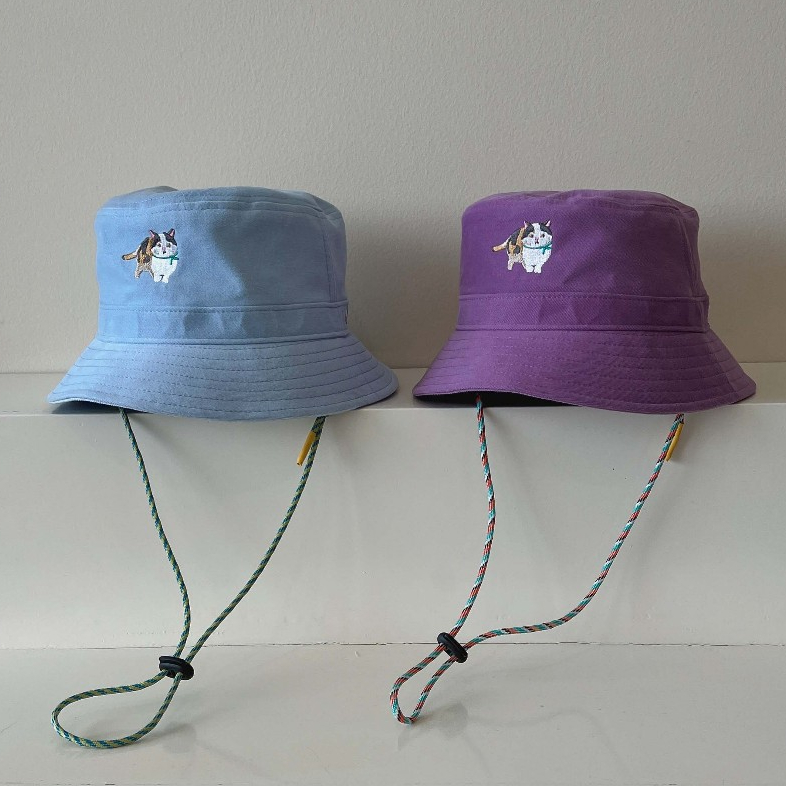 katji / Eco-friendly Bucket Hat (มีเชือกรูด)
