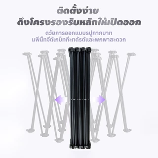 Popup Pull Frame Backdrop ขาตั้งฉากแบล็คดรอป แบบพกพาฉากหลัง 3x3 3x4 ฟูเฟรม(ตรง) ติดตั้งง่าย น้ำหนักเบาพกพาสะดวก