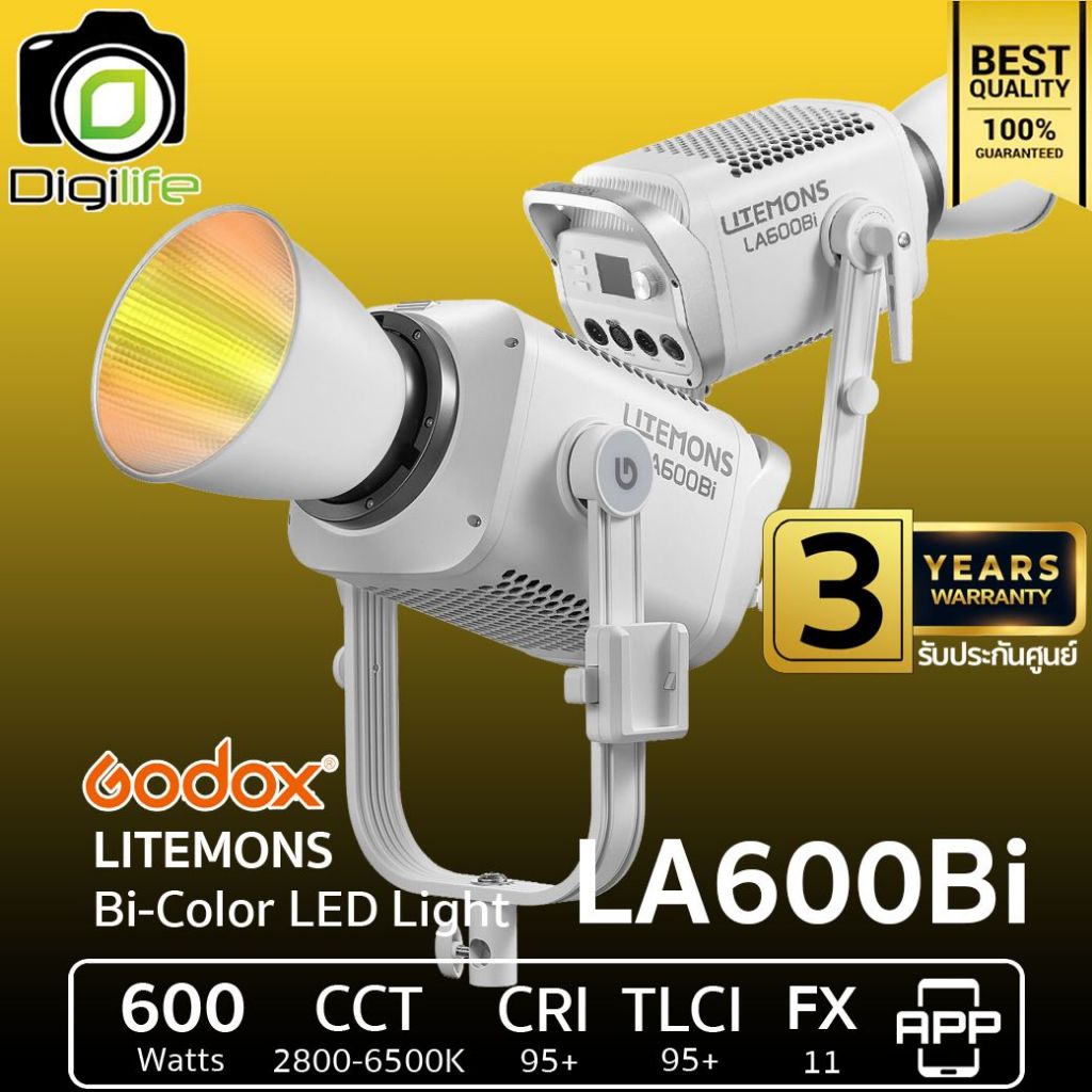 Godox LED Litemons LA600Bi 600W 2800-6500K Bowen Mount - รับประกันศูนย์ Godox Thailand 3ปี