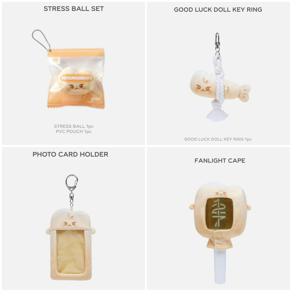 พร้อมส่ง ✨ YOURS - 2025 DOYOUNG MD - stress ball set / reusable bag / fanlight cape / photocard hold
