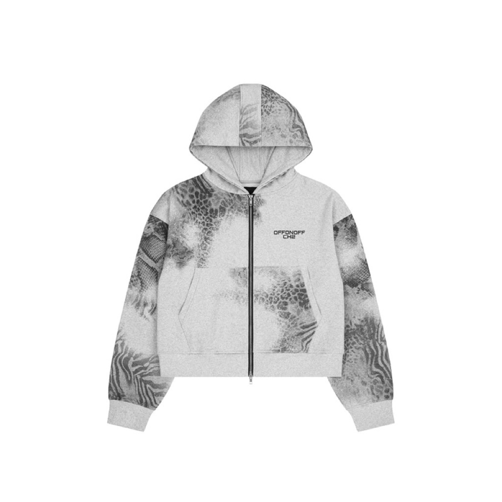 Pre-order (14-20days) แบรนด์เวียดนาม 🇻🇳 CH2 | CH2 X OFFONOFF HOODIE ZIP UP🩶