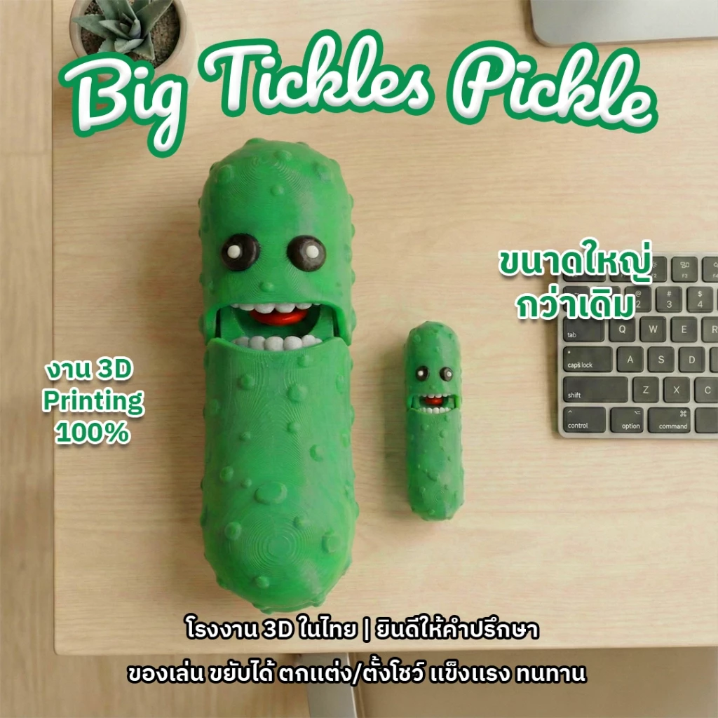 Big Tickles Pickle ฟิกเกอร์แตงกวาไซซ์ใหญ่ | ตัวใหญ่ เต็มไม้เต็มมือ น่ารักสะดุดตา