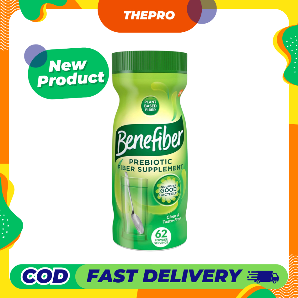 Benefiber Daily Prebiotic Fiber Supplement Powder for Digestive Health, Daily Fiber Powder, Unflavor