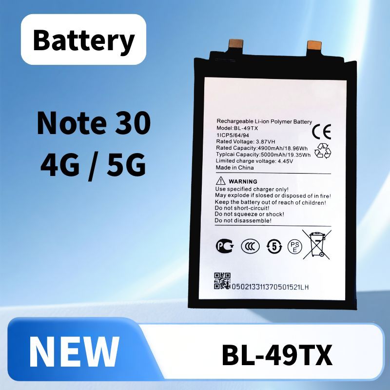 แบตเตอรี่ Infinix Note 30 5G Battery แบต Note 30 4G BL-49TX
