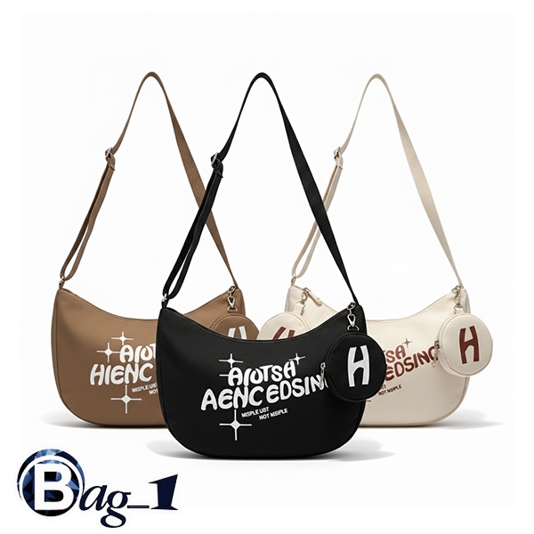 bag_1(BAG2000) กระเป๋าสะพายไหล่ผ้าแคนวาสแถมที่ห้อยกระเป๋าใส่เหรียญ