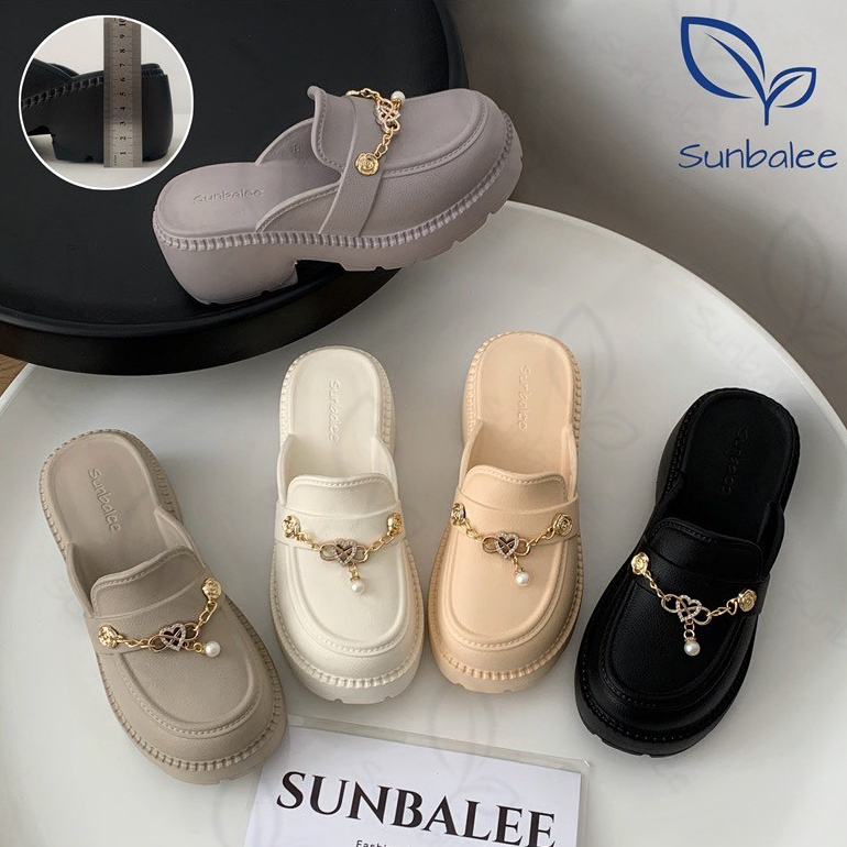 SHO-SUNX88 รองเท้าคัทชูเปิดส้น ทรงเท้าเรียว สำหรับผู้หญิง แถมตัวติด สไตล์เกาหลี น้ำหนักเบา สินค้าพร้อมส่ง