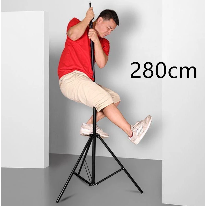 ขาตั้งไฟ Tripod Light Stand 280 cm สีดำ