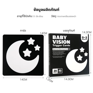 LAKOE การ์ดคำศัพท์ Flash Card การ์ดเสริมพัฒนาการ กระตุ้นการพัฒนาพลังสายตาและสมองของเด็กเป็นเวลา 0-36 เดือน