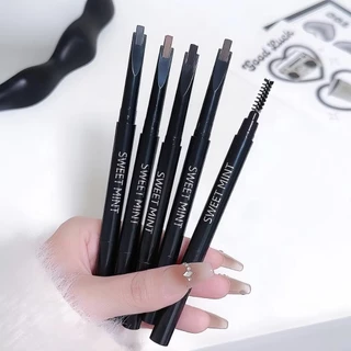 M494 SWEET MINT ดินสอเขียนคิ้ว 4 สี ปลายแบน นุ่ม เขียนง่าย เป็นธรรมชาติ กันน้ำ ติดทนนาน