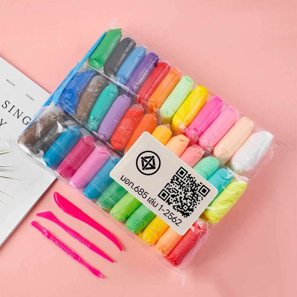 PAYOE diy ดินน้ำมัน ดินเบา ดินเบา 12/24/36 สี ดินเบาเกาหลี ของเล่นเด็ก แฮนด์เมด ปลอดสารพิษ ดินน้ํามันสําหรับเด็ก thumbnail 10