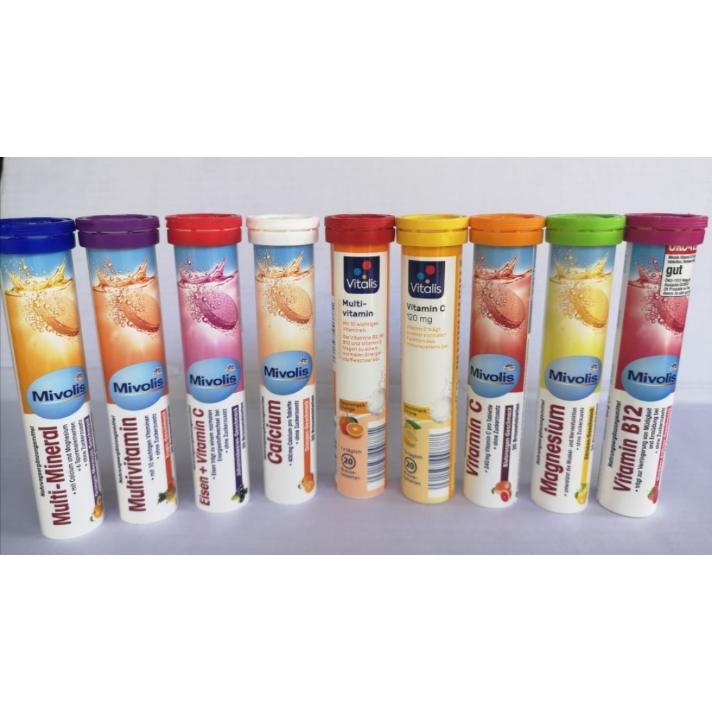วิตามินเม็ดฟู่ จากเยอรมัน Mivolis หมดอายุปี 27