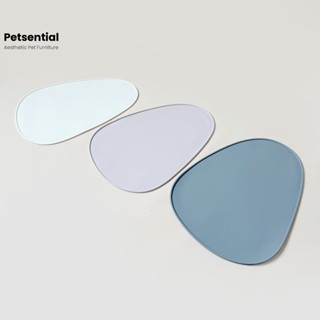 Petsential แผ่นซิลิโคนรองน้ำพุ รองชามอาหารสัตว์เลี้ยง