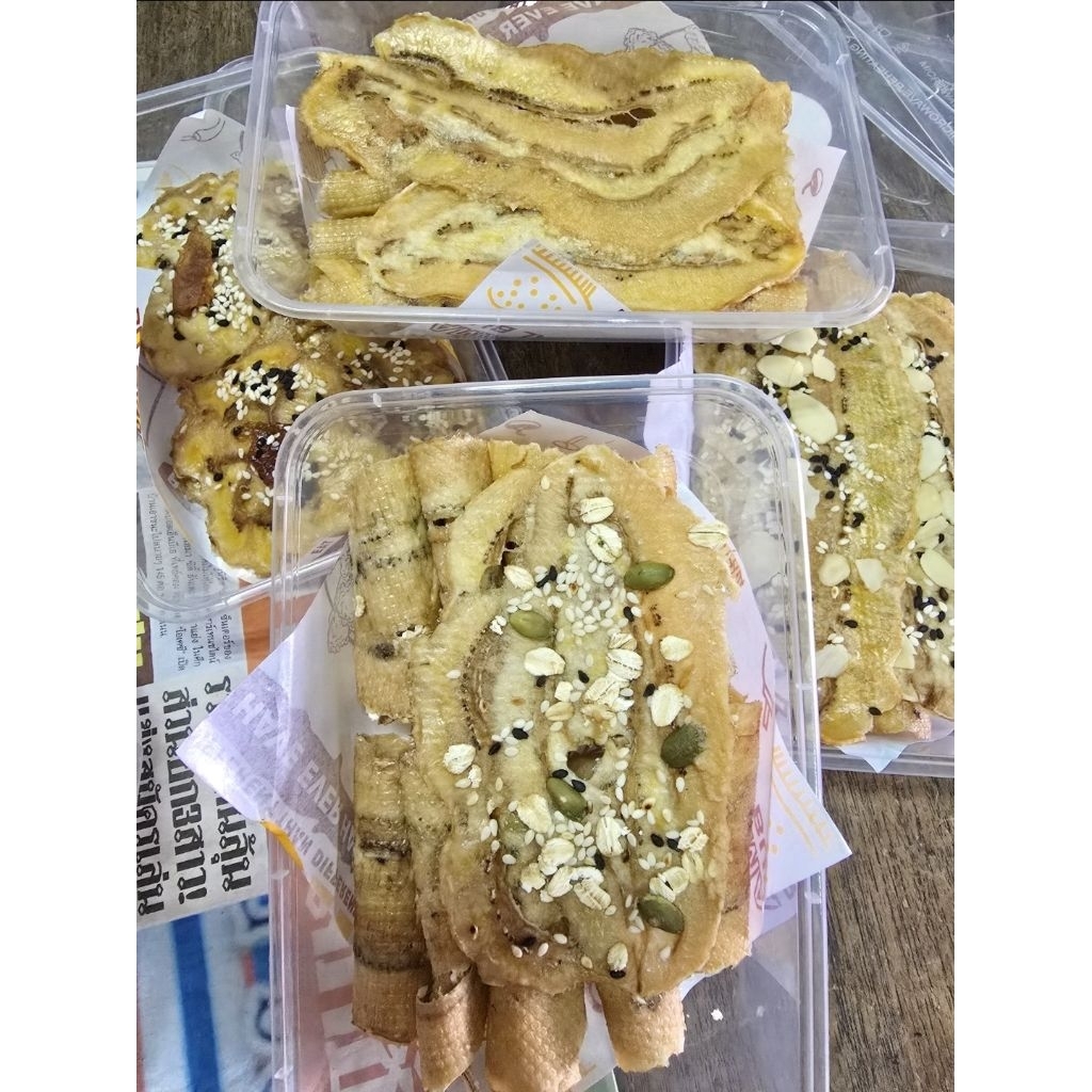 กล้วยหนึบกล้วยอบธัญพืช