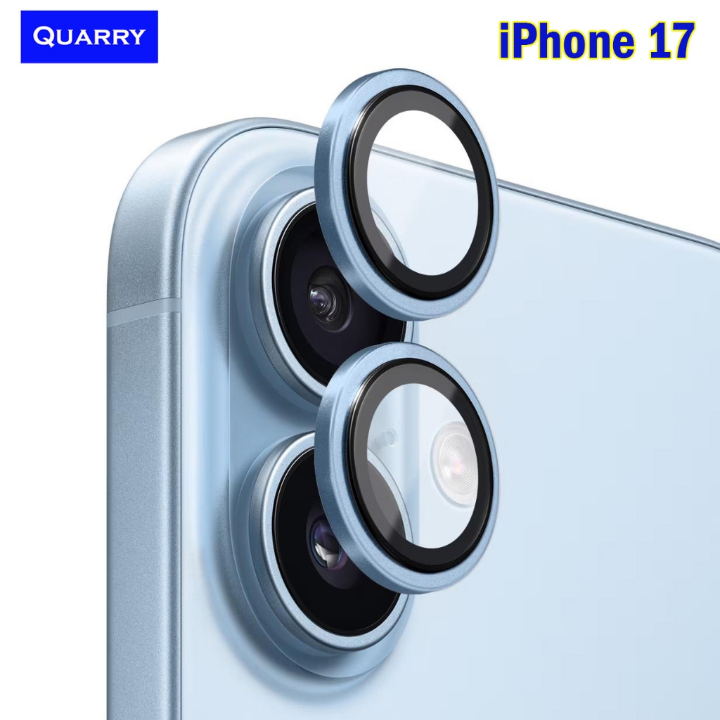 ✨ QUARRY กันรอยกล้องไอโฟน iPhone 17 / iPhone17 กันเลนส์กล้องไอโฟน17 แหวนกันเลนส์ไอโฟน17 Camera Alumi