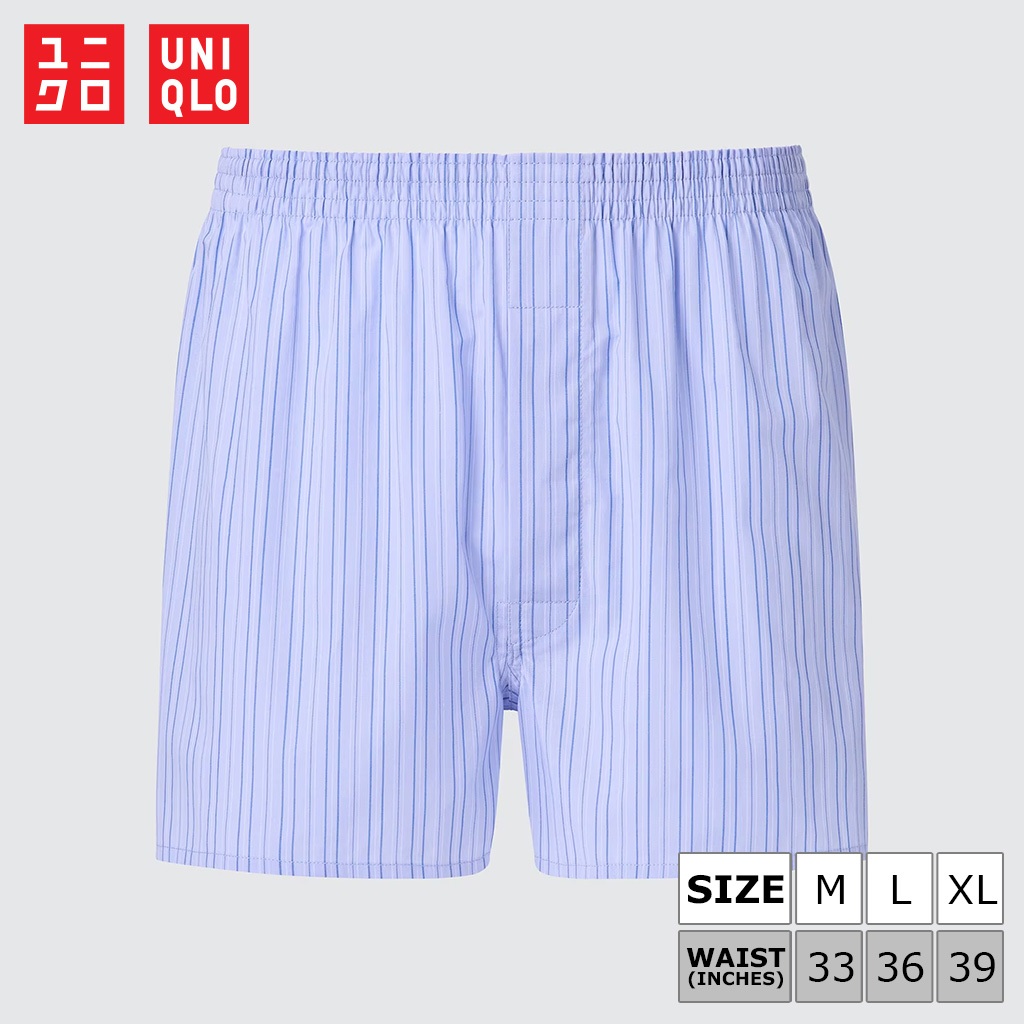 บ็อกเซอร์ Uniqlo - Woven Striped 61
